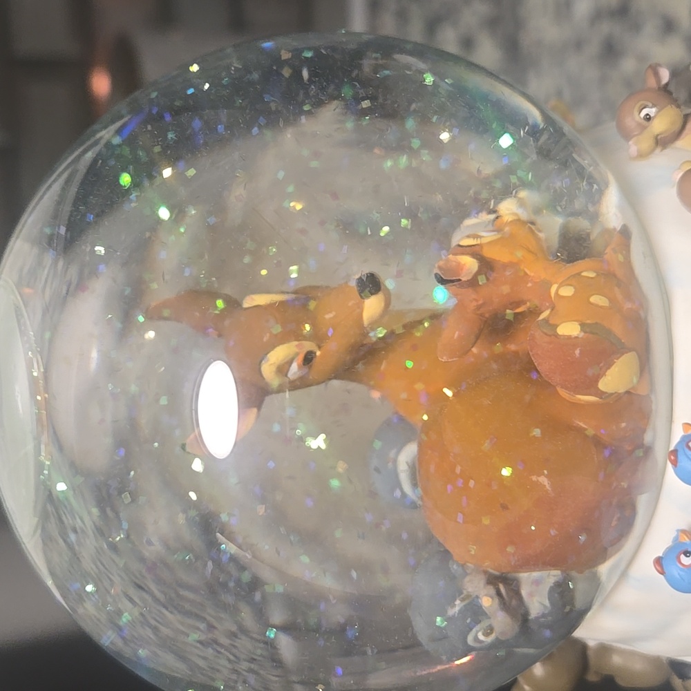 Disney Bambi Snow Globe with Forest Friends - Picture 7 of 8